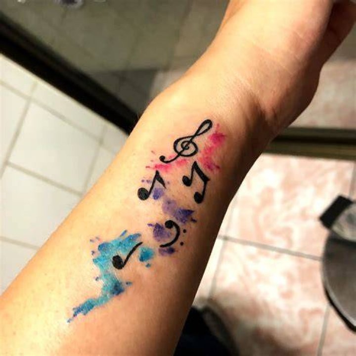 24+ Music Note Tattoo Designs, Ideas Design Trends Premium PSD