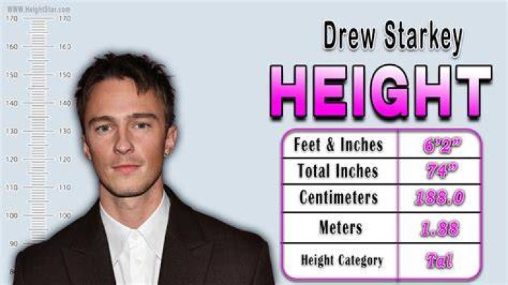 Drew Starkey's Height In Centimeters