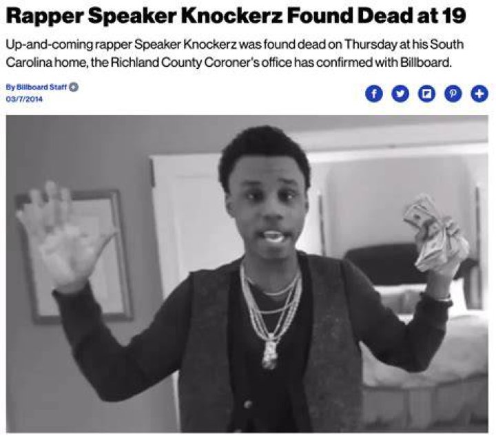 Speaker Knockerz Death Fans React on Twitter His Passing